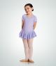 Body Wrappers Child Delightfully Charming Short Sleeve Skirted Leotard- 159