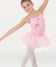 Body Wrappers Child Sequin Roses Camisole Tutu Dress- 2289