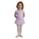 DanzNmotion Child Short Sleeve Dress With Bow Back Accent- 2463C