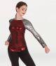 Body Wrappers Adult Liquid Lamé Two-Toned Pullover- 8300