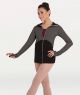 Body Wrappers Adult Two Color Zip Front Jacket- 8510
