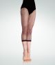 Body Wrappers Adult Total Stretch Crop fishnet tights- A63_1