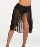 Body Wrappers Adult Knee Length Chiffon Skirt- BW9104