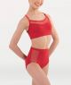 Body Wrappers Adult Fine Mesh Stripe Brief- P1235