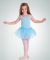 Body Wrappers Child Rhinestone Hearts Princess Seam Leotard- 2296