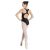 DanzNmotion Adult V-Neck Large Hole Mesh Leotard- 2725A
