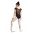 DanzNmotion Adult V-Neck Raglan Cap Sleeve Leotard- 2737A