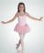 Body Wrappers Child Crinkle Mesh Skirted Leotard- 2801