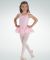 Body Wrappers Child Iridescent Dots Flutter Sleeve Skirted Leotard- 2802
