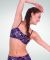 Body Wrappers Adult Zebra Print Padded Bra- 5223