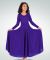 Body Wrappers Adult Praise Dance Loose Fit Long Sleeve Dance Dress- 588