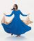 Body Wrappers Child Metallic Full Sweeping Open Front Half Skirt- 0603