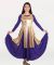 Body Wrappers Child Metallic Fly-Away Panel Tunic- 0609
