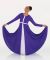 Body Wrappers Child Long Sleeve Cross Dress With Contrast Front Cross- 0645