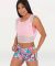 Body Wrappers Child Hi-Back Mesh Crop Pullover- 3801