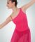 Body Wrappers Child Asymmetrical Chiffon Cowl Back Dress- 3997