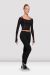 Bloch Adult Logo Long Sleeve Crop Top - BP115T