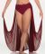 Body Wrappers Adult Chiffon Full Sweeping Open Front Skirt- BW9116