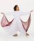 Body Wrappers Child Chiffon Full Sweeping Open Front Skirt- BW1116