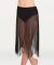 Body Wrappers Adult Power Mesh Fringe Skirt- BW9811