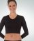 Body Wrappers Adult Long Sleeve V-neck Midriff Pullover- BWP261
