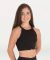 Body Wrappers Adult Hi-Neck Crop Bra- BWP9007