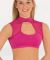 Body Wrappers  Child Mock Neck Wide Open Back Bra - BWP1028