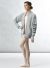 Bloch Adult Zip Front Logo Funnel Neck Top- FJ5192