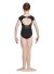 Mirella Child Diamantes Detail Sweetheart Cap Sleeve Leotard- M1532C