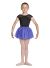 Mirella Child Diamante Detail Bow Neckline Cap Sleeve Leotard- M1533C