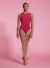 Mirella Adult Seville Spliced Mesh Open Back Leotard- M3100LM