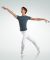 Body Wrappers Mens Dancewear short sleeve “snug fit” pullover- M400