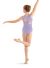 Mirella Child Flower Back Tank Leotard- M413C