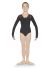 Bloch Child Mesh Panelled Diamante Wrap Top- M739C