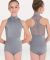 Body Wrappers Child Power Mesh Zip Front Leotard-P1002C