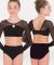 Body Wrappers Child Mesh Keyhole Pullover- P1014C
