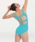 Body Wrappers Adult Asymmetrical Back Strap Leotard- P1070