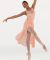 Body Wrappers Child Wavy Lines Mesh Dance Dress- P1094C