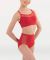 Body Wrappers Child Fine Mesh Stripe Brief- P1235C