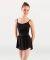 Body Wrappers Adult Paisley Floral Burn-Out Flocked Velvet Waist Insert Camisole Leotard- P1253