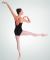 Body Wrappers Adult Black Cross Back Camisole Leotard- P624