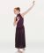 Body Wrappers Child Long Mock T-Neck Dance Dress- P733