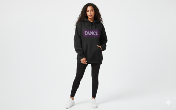 Personalized Rhinestone Dance Hoodie