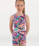 Body Wrappers Child Four Intertwined Keyhole Back Boatneck Bike-A-Tard- 2048