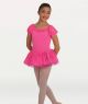 Body Wrappers Child Bling Sparkle Puff Sleeve Leotard- 2085