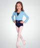Body Wrappers Child Long Sleeve Wrap Sweater- 3201