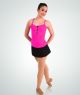 Body Wrappers Adult Jazzy Zips Camisole Pullover- 5104