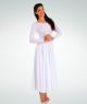 Body Wrappers Adult Long Sleeve Dance Dress- 512