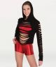Body Wrappers Adult Long Sleeve Hooded Pullover- 5190