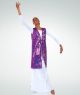 Body Wrappers Adult Stained Glass Print Vest- 632